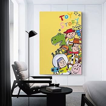 トイストーリー　ポスターアート　ポスター　額縁付き　インテリア　3枚セット Amazon.co.jp: トイストーリー アートポスター 飾り絵 かわいい